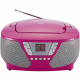 Lecteur Radio CD Portable - BIGBEN INTERACTIVE - CD60RSSTICK - Rose + Stickers