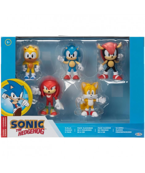 SONIC - Coffret 5 figurines - 6 cm - JAKKS - 491174