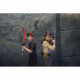 Star Wars Lightsaber Forge Dark Vador contre Obi-Wan Kenobi, sabres laser rouge et bleu personnalisables, jouets des 4 ans