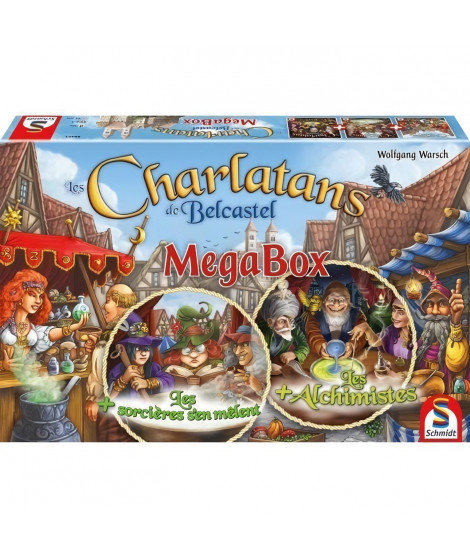 Charlatans de Belcastel Megabox - Jeu de société - Des 10 ans - SCHMIDT SPIELE