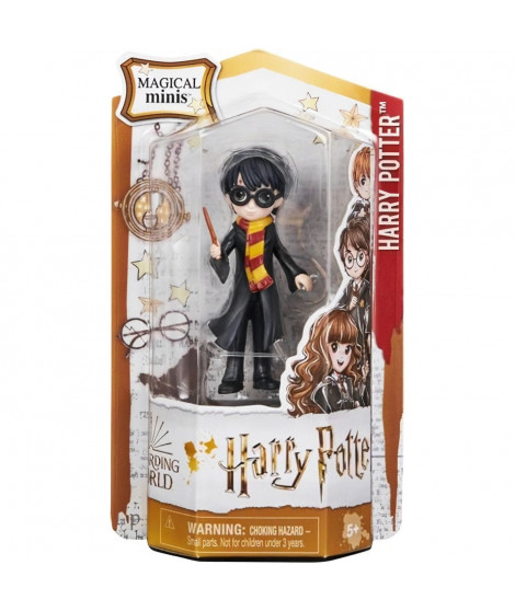 Harry Potter - Figurine Harry Potter Magical Minis - 6062061 - Figurine exclusive 8 cm + Fiche Collection - Wizard World