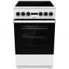 Cuisiniere vitrocéramique HISENSE- HEC5A10WG - 4 foyers - Four convection naturelle 68 L - 0,80 kWh - 50 cm