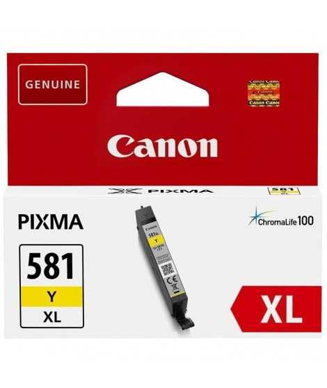 CANON Cartouche d'encre CLI-581Y XL grande capacité Jaune (CLI581XL)