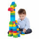 Mega Bloks - Sac Bleu 60 blocs - First Builders  - Jouet de construction - Briques de Construction - 1er age - 12 mois et +