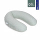 Coussin de Maternité BABYMOOV DOOMOO Buddy - Cloudy kaki - Coton bio et oeko-Tex - 180 x 45 x 16 cm