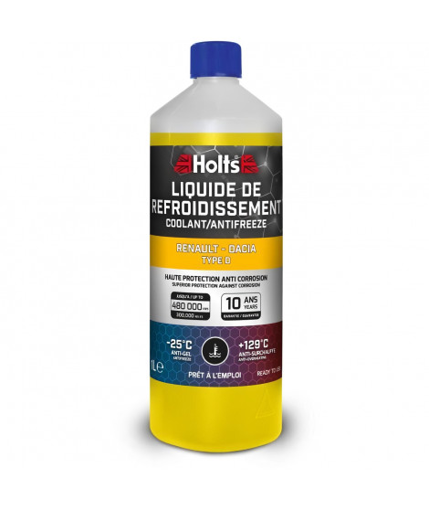 Liquide de Refroidissement - HOLTS - HAFR0003B - Dédié Renault-Dacia Type D 1L