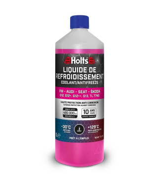 Liquide de Refroidissement - HOLTS - HAFR0005B - Dédié VW-AUDI-SEAT-SKODA G12/ G12+ / G12++ / G13 / TL 774G 1L