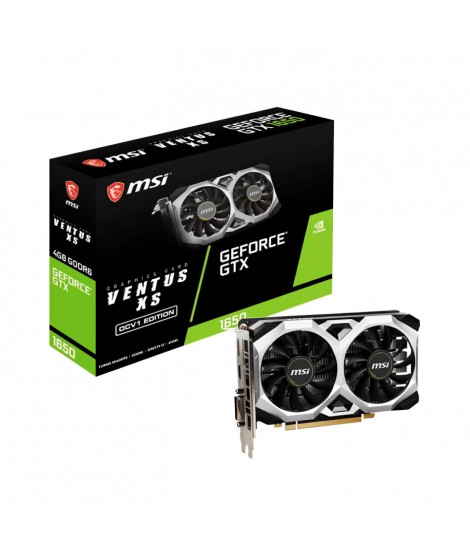 Carte Graphique - MSI - GTX 1650 D6 VENTUS XS OCV1 -  (912-V809-3609)