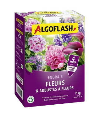 Engrais Fleurs et Arbustes a Fleurs - ALGOFLASH NATURASOL - 2 kg