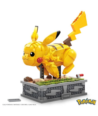 MEGA CONSTRUX - POKEMON - PIKACHU EN MOUVEMENT           - construction - 12 ans et +