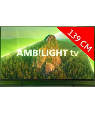 TV LED PHILIPS 55PUS8108/12  4K 55 -  Smart TV - Ambilight TV -  3 HDMI + 2 USB