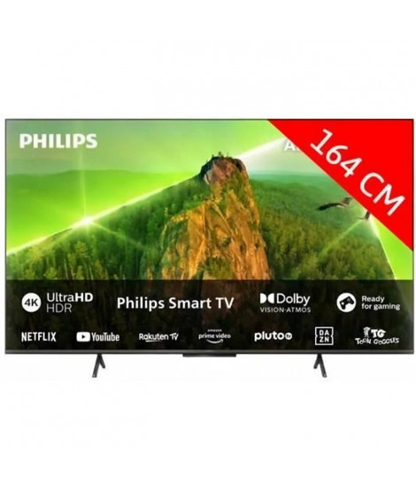 TV LED PHILIPS 65PUS8108/12  4K 65 -  Smart TV - Ambilight TV -  3 HDMI + 2 USB