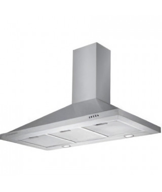 Hotte murale CIARRA CDHT90X - 90 CM - 650m3/h - INOX - A++