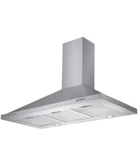 Hotte murale CIARRA CDHT90X - 90 CM - 650m3/h - INOX - A++