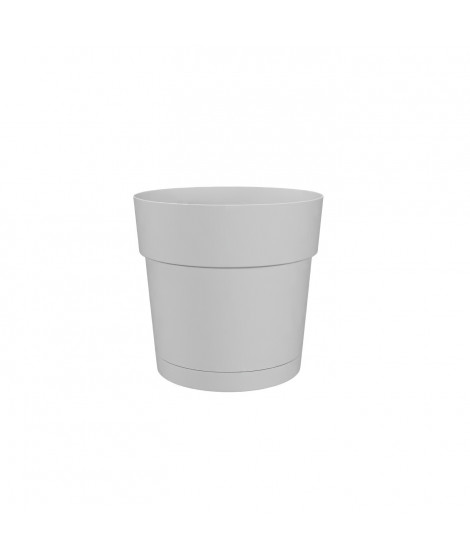 Pot a fleurs et plantes rond CAPRI LARGE - Plastique - Réservoir d'eau - diametre 50 cm - Blanc - ARTEVASI