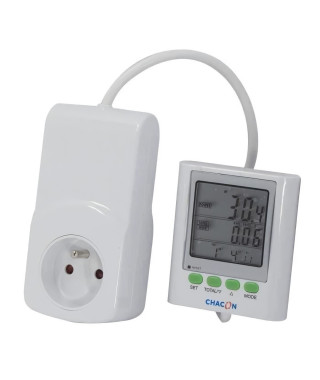 CHACON Compteur de consommation avec écran déporté EcoWatt 650