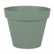 EDA PLASTIQUE - Pot de fleur rond Toscane - Ø 30 x H26 cm - 10 L - Vert laurier