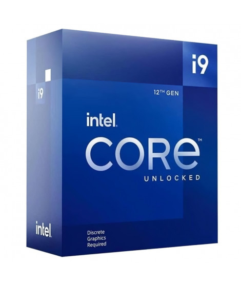 Processeur - INTEL Core i9-12900KF - 16 coeurs (8P+8E) - Socket LGA1700 - Chipset Série 600 - TDP125W  (BX8071512900KF)