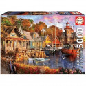 EDUCA Borrás puzzle 5000 pieces coucher de soleil sur Le Port 18015