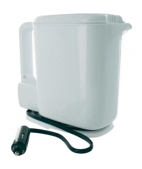 Bouilloire Électrique 12V 1 Litre 170W Blanc et Bleu