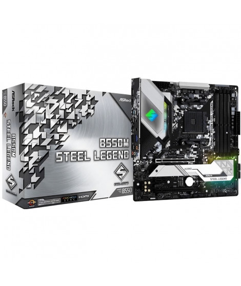 ASROCK Carte mere B550M Steel Legend