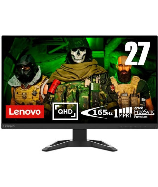 Ecran PC Gamer - LENOVO - G27Q-30 - 27'' QHD - Dalle VA - 1 ms - 165Hz -  HDMI / DisplayPort - AMD FreeSync Premium