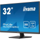 Ecran PC - IIYAMA - XU3294QSU-B1 - 31,5 VA LED WQHD 2560 x 1440 - 4ms - 75Hz - HDMI DP