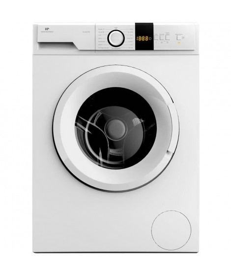 Lave-linge hublot CONTINENTAL EDISON CELL812IW -  8 kg  Moteur induction   Largeur 59,7 cm - 1200 tours/min - blanc