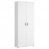 Armoire de buanderie 2 portes - Blanc - L 190 x H 78 x P 35 cm - FIT