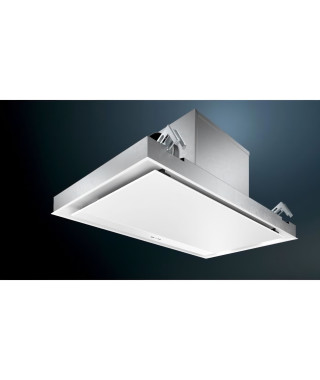 SIEMENS LR97CAQ20 Hotte de plafond évacuation et recyclage - 458,6 m3/h -  56dB - 5 vitesses - Largeur 90cm - Blanc