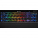 CORSAIR Clavier Gamer Membrane K57 RGB - Sans fil - Rétroéclairé RGB LED - Noir  - AZERTY (CH-925C015-FR)