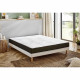 DORMIPUR ensemble matelas mémoire de forme ép. 22 cm et sommier  140x190 cm