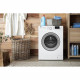 Lave-linge hublot BEKO WTV9712BS1W - 9 kg - Induction - L60cm - 1400 trs/min - Blanc