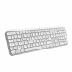 Clavier Sans Fil - LOGITECH - MX Keys S - Bluetooth - Rétroéclairé - Touches silencieuses - Gris clair