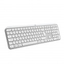 Clavier Sans Fil - LOGITECH - MX Keys S - Bluetooth - Rétroéclairé - Touches silencieuses - Gris clair