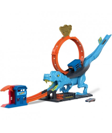 Hot Wheels - L'Attaque du T-Rex - Coffret avec 1 voiture Petite Voiture - Véhicules - 4 Ans Et +