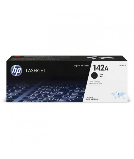 Cartouche Toner Authentique Noir W142A - HP - Laserjet M110, M140