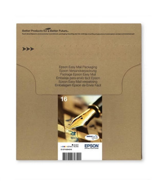 EPSON EasyMail Multiplack T1626 - Stylo plume - Noir, jaune, cyan, magenta (C13T16264511)