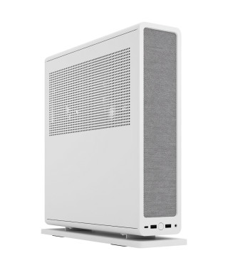 Boîtier Mini Tour - FRACTAL DESIGN - Ridge White mITX - PCIe 4.0 - Blanc