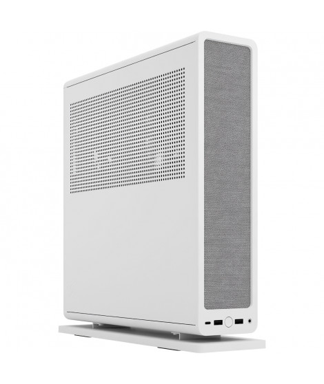 Boîtier Mini Tour - FRACTAL DESIGN - Ridge White mITX - PCIe 4.0 - Blanc