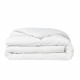 Parrure de lit TODAY Prestige - 220 x 240 cm - 2 personnes - 100% Percale Finition dentelle - Craie