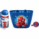 SPIDER-MAN Set Corbeille + Bidon + Sonnette