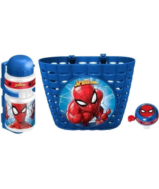 SPIDER-MAN Set Corbeille + Bidon + Sonnette