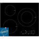 Table de cuisson induction - SAUTER - 3 zones - 7200 W - L60 x P52 cm - Revetement verre - Noir - SPI6300