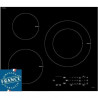 Table de cuisson induction - SAUTER - 3 zones - 7200 W - L60 x P52 cm - Revetement verre - Noir - SPI6300