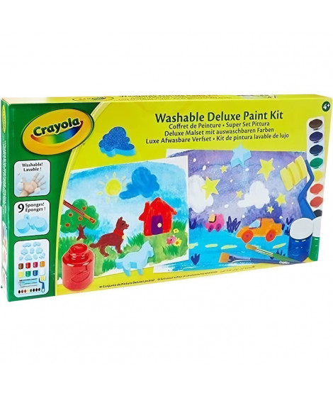 Crayola - Mon coffret de Peinture - Activités pour les enfants - Kit Crayola