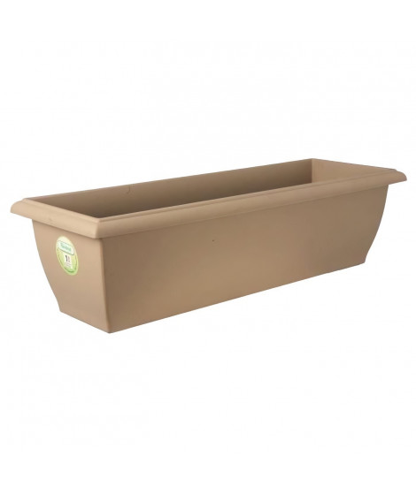 RIVIERA Jardiniere Grande Evolution 69cm - Contenance 18l - Taupe