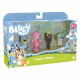 Coffret de 4 figurines des Amis de Bluey - MOOSE TOYS - Bluey, Snickers, Honey et Coco - Figurines articulées
