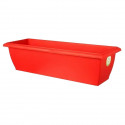 RIVIERA Jardiniere rectangulaire Grande Evolution 69cm - Contenance 18l - Rouge
