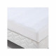 Protection literie housse imperméable Transalese éponge 100% coton 80x190 cm blanc